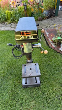 Driil press 5 speed