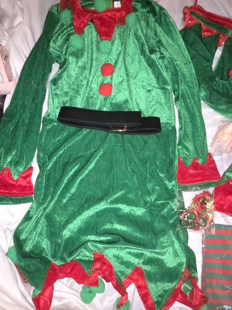 Woman's Elf Costume Size Small Complete Outfit