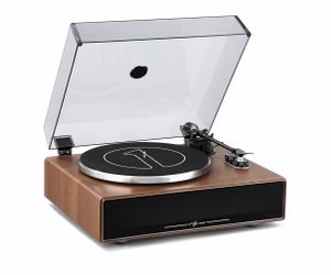 Brand New/ 1 by ONE Vinyl Record Player with Bluetooth Input, All-in-One Turntable with Built-in Speakers, Phono Preamp, AT-3600L Cartridge, Belt Driv