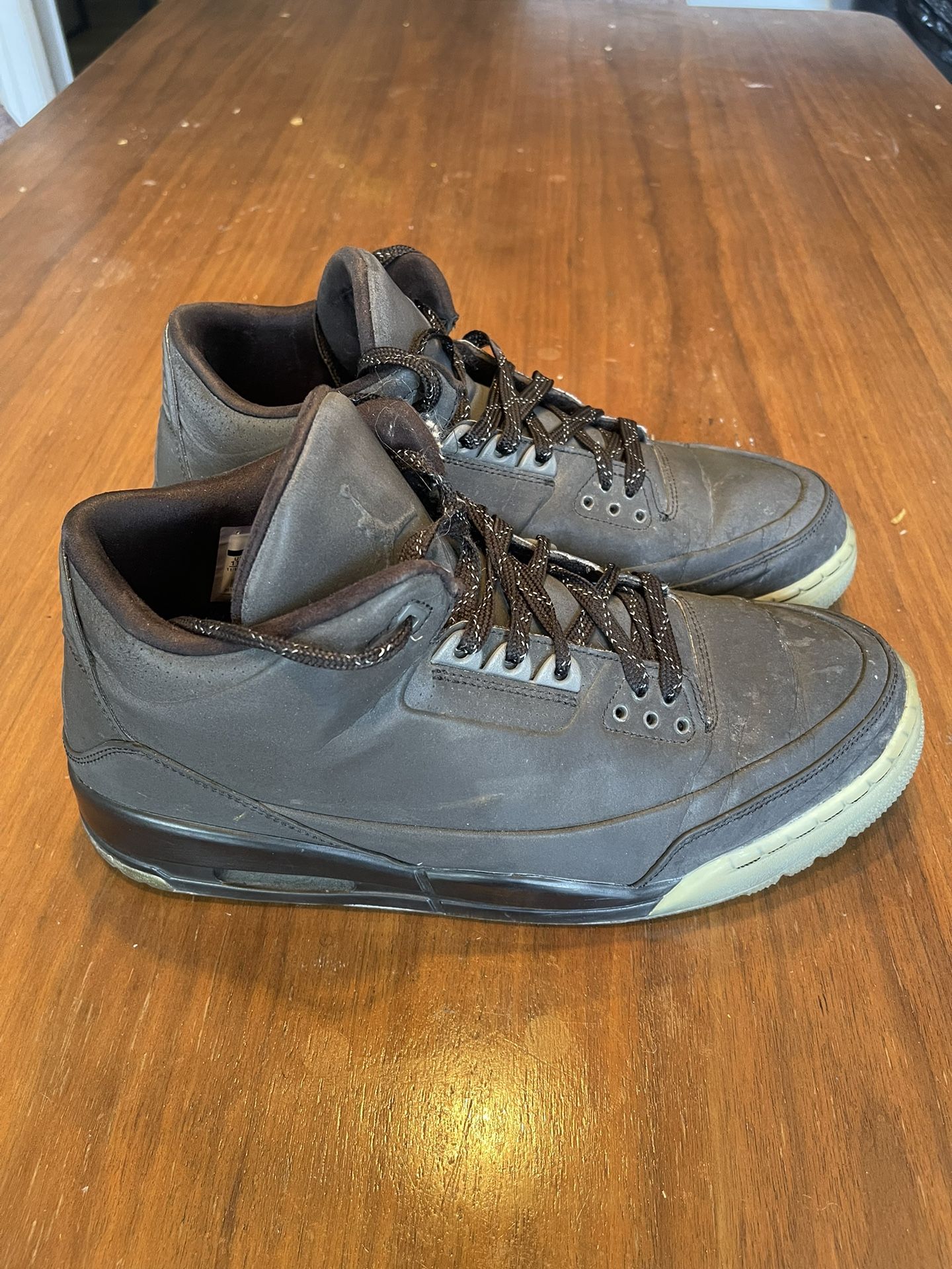 Jordan 3 5Lab Reflective Black) 2014 Size 11.5