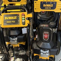 Presure Washer Dewalt 3600 Psi Powered By Honda 