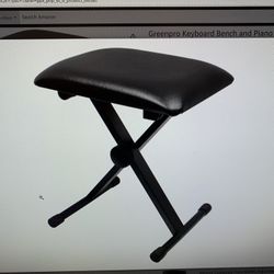 Donner, Piano Bench Adjustable, Keyboard, Bench, Portable Stool, Collapses
