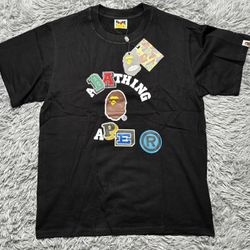 BAPE Alphabet Tee Size Medium