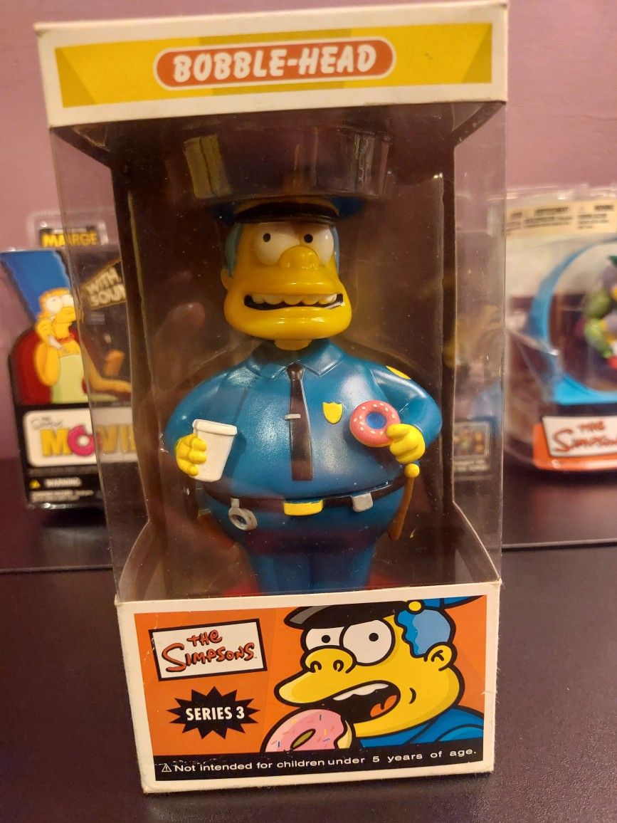 Funko The Simpson Series 3 Chief Wiggum Bobble Head