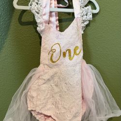 1st Birthday Baby Girl Dress (12 Months)