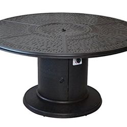 60 Inch Round Fire Pit Dining Table