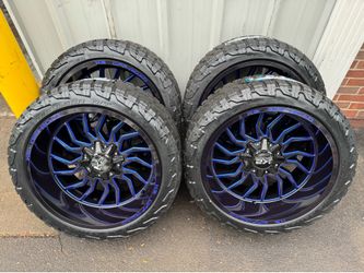 NEW 22x12 wheels wrapped in 305/40r22 rbp tires