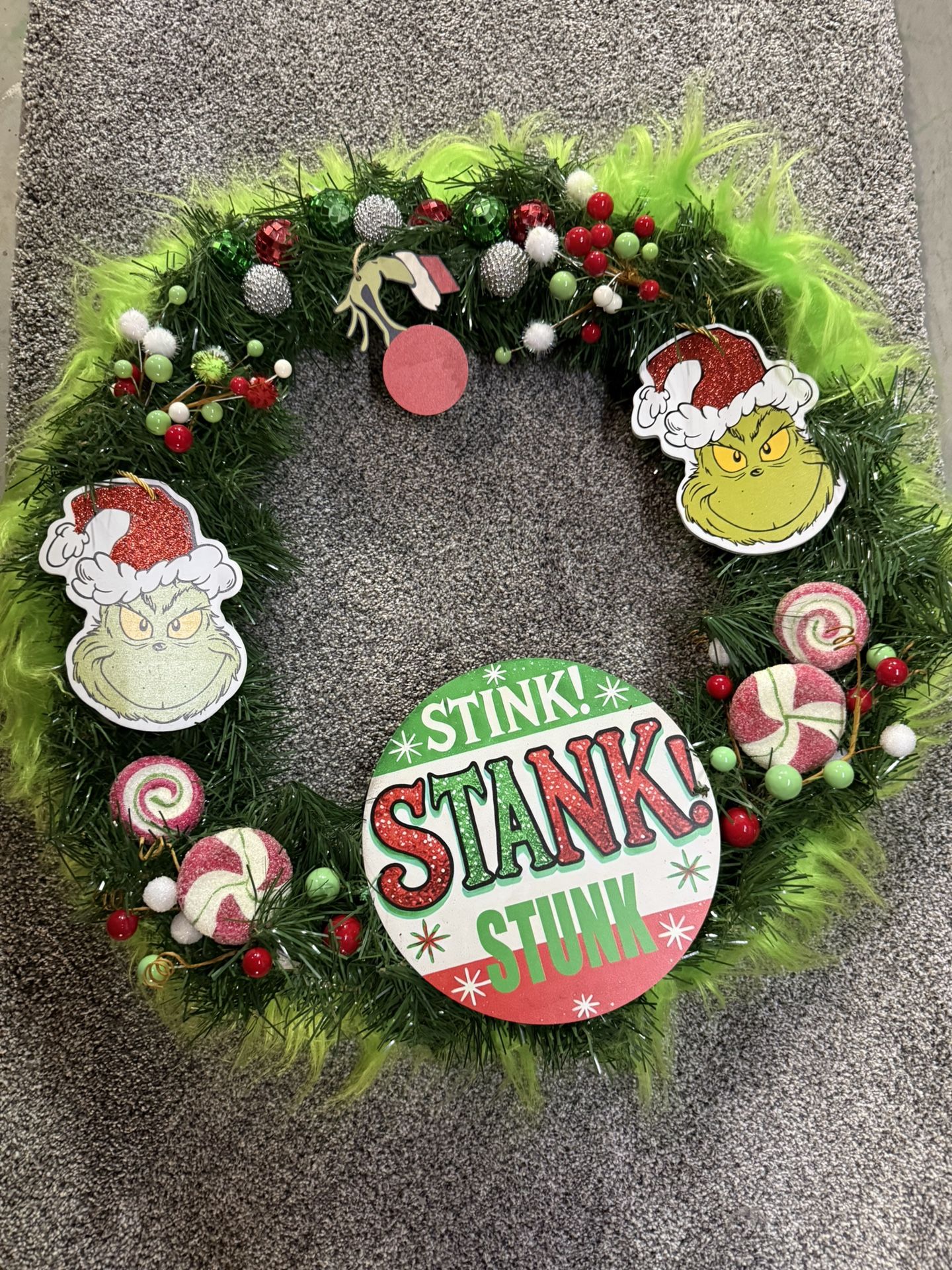 Grinch wreath 