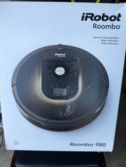 Roomba 980 Wi-Fi Connected iRobot Vacuum with charging dock and 2 sensors