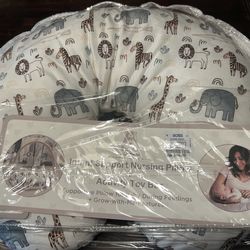 Little Wonder Infant Support Nursing Pillow w/ Activity Toy Bar