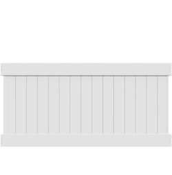 4*8 White Vinyl Privacy Fence Panel