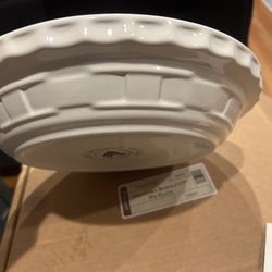 "Grandma Bonnie" Ceramic Pie Plate New In Box 