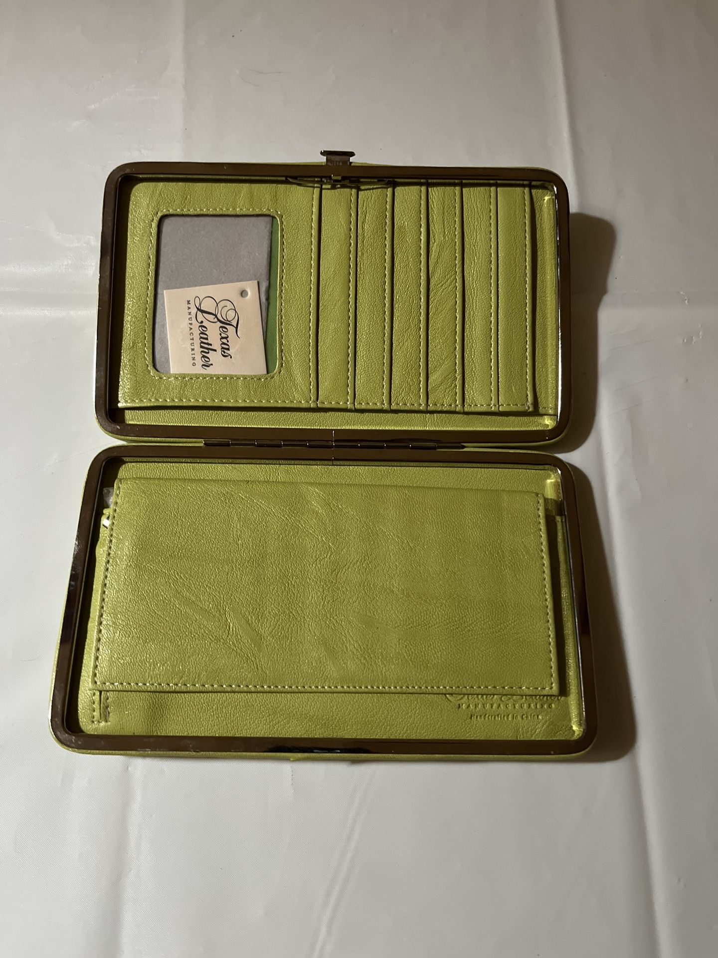 Green Leather Wallet