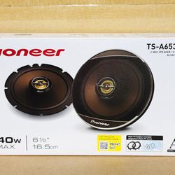 🚨 No Credit Needed 🚨 Pioneer TS-A653FH Car Speakers 6 1/2" 2-Way Coaxial Speaker System 340 Watts 🚨 Payment Options Available 🚨 