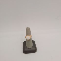 Opal Rose Gold Ring