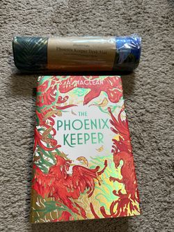 Illumicrate The Phoenix Keeper SIGNED Special Edition + Sealed Desk Mat