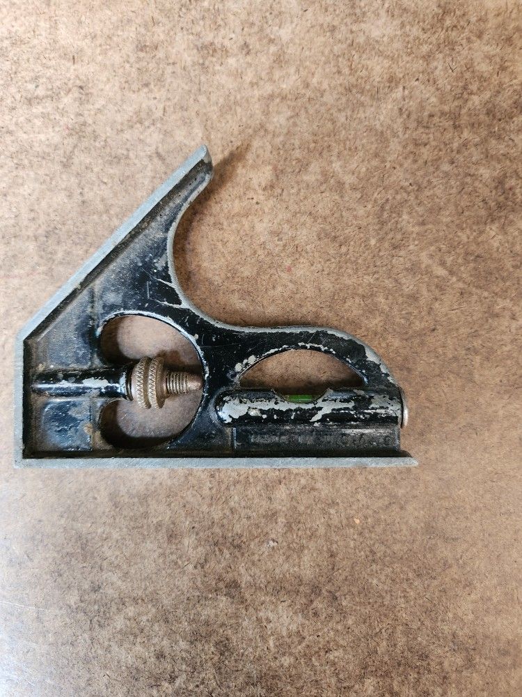 Vintage Metal Level For Combination Square