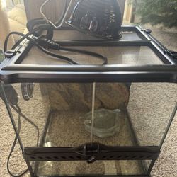 Small Exo Terra Reptile Tank