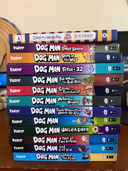 HardCover Dog man Books