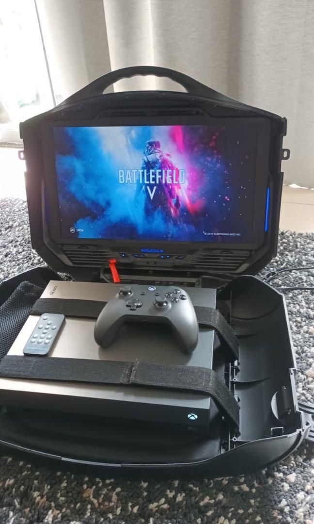 Gaems Vanguard Portable Gaming Station With Hd Monitor For Any PS4 Ps5, Xbox 1 And More
