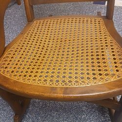 Antique Goose Neck Rocking Chair