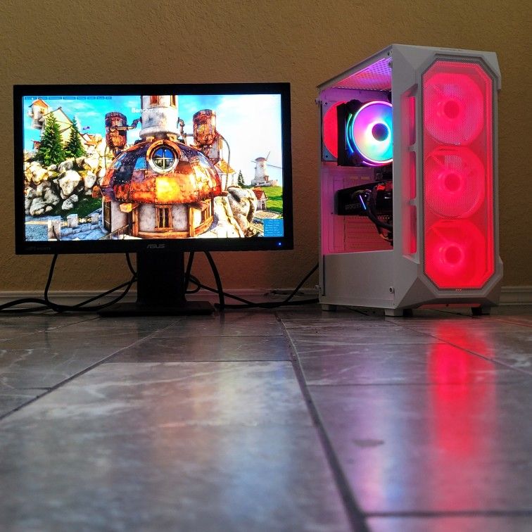 White Gaming PC - Works Great