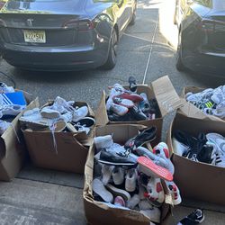 Over 300 Pairs Of Sneakers Various Sizes