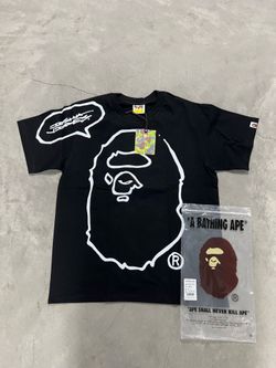 Bape black and white t-shirt