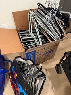 Bulk Lot Velvet Non-Slip Clothing Hangers