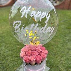 Birthday Flower Boxes, Birthday Balloons