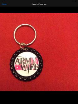 Army Wife keychain