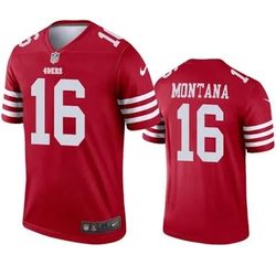 49rs Montana Red Jersey
