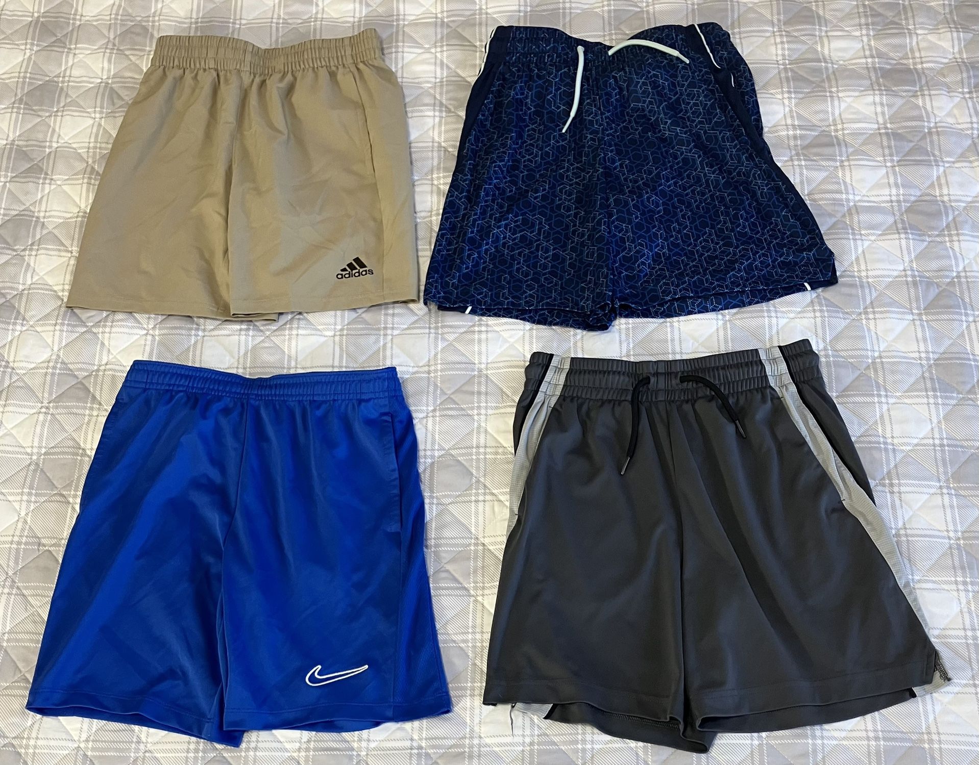 Boys Athletic Shorts Lot (4 Pairs) – Nike & Adidas