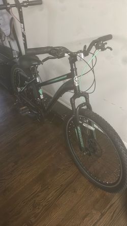 Mountain Bike Black and Teal