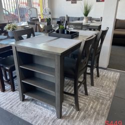 Dining Table Set With 5 Ps 