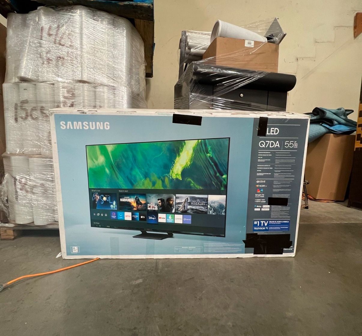 55 “ Samsung Smart 4K QLED HDR 120hz Tv