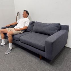 Eddy 74" Sofa - Performance Yarn Dyed - Slate Gray - Retails 1.7k - Can Deliver