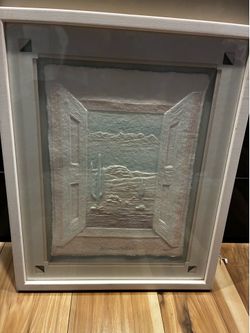 Framed 3D Art “Desert Window” by Wesley Wess Smith