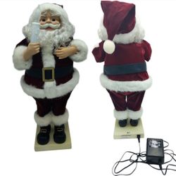 Vintage Telco Motion-ette Animated 20" Santa Claus Figure With Candle Christmas
($35)