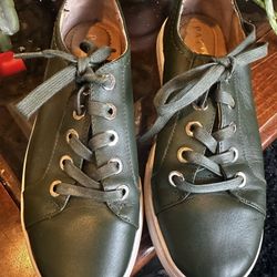  Portland Leather Patina Shoes Green