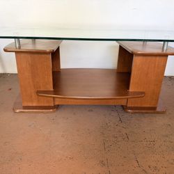 Coffee Table. With New Glass In Box. 