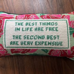 Furbish Studio Pillow. 14x8” Retails For $98. Cash Only 