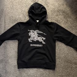 Size S Burberry White Logo Letter 