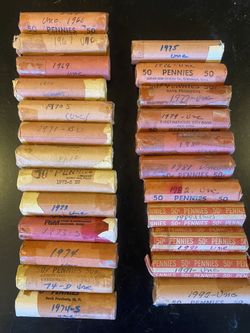 24 Rolls Uncirculated 78$