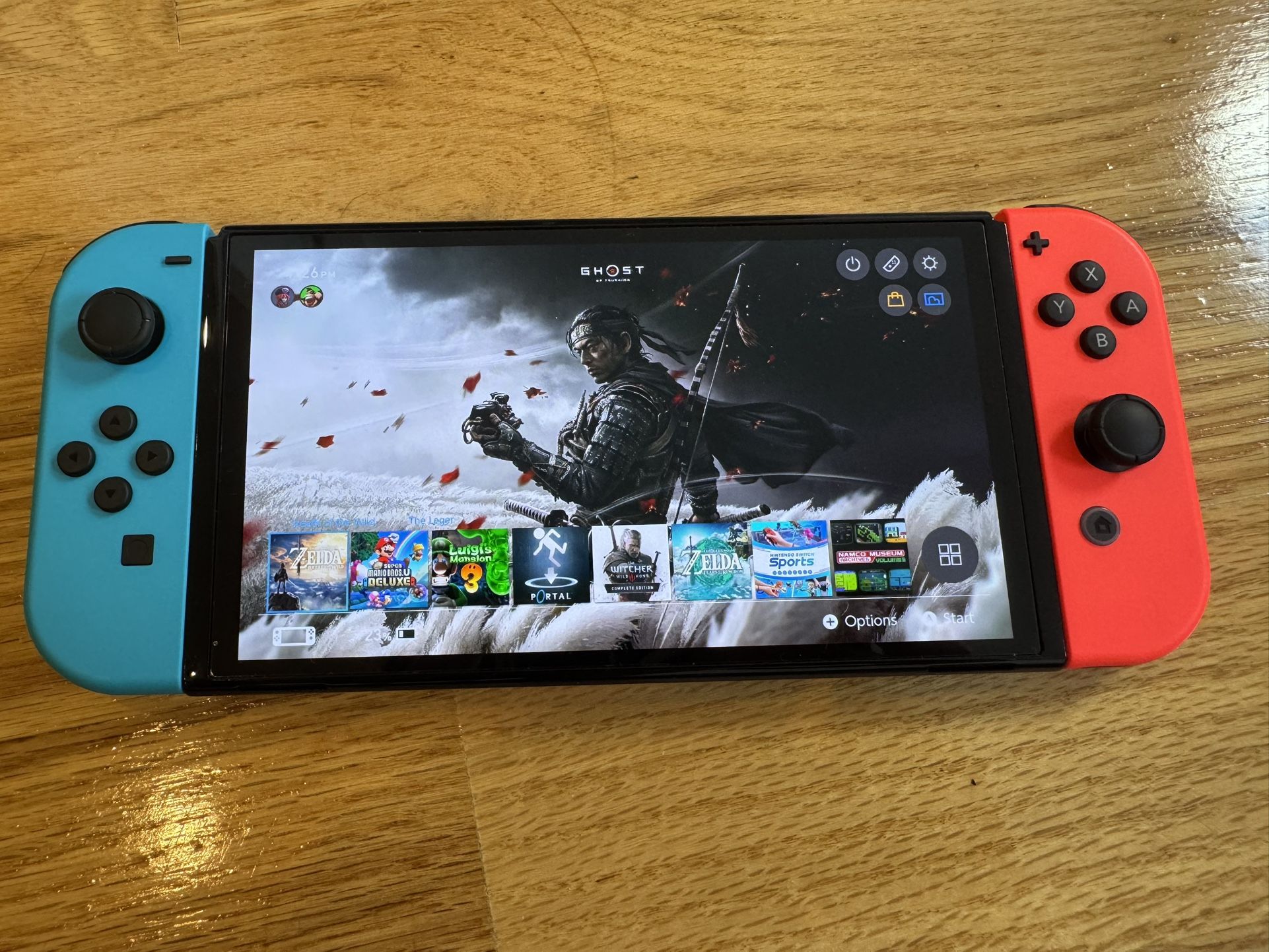 Nintendo Switch OLED Modded with full original set, case and 256GB SD Card / Perfect Condition