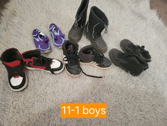 Boys Size 11 To 1 Shoe Lot