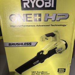 ONE+ HP 18V Brushless Whisper Series 130 MPH 450 CFM Cordless Battery Leaf Blower (Tool Only) 