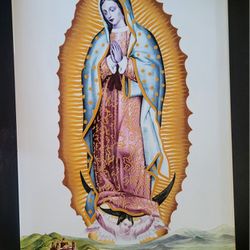 Preciosa Virgen De Guadalupe Plasmada En Fino Tile