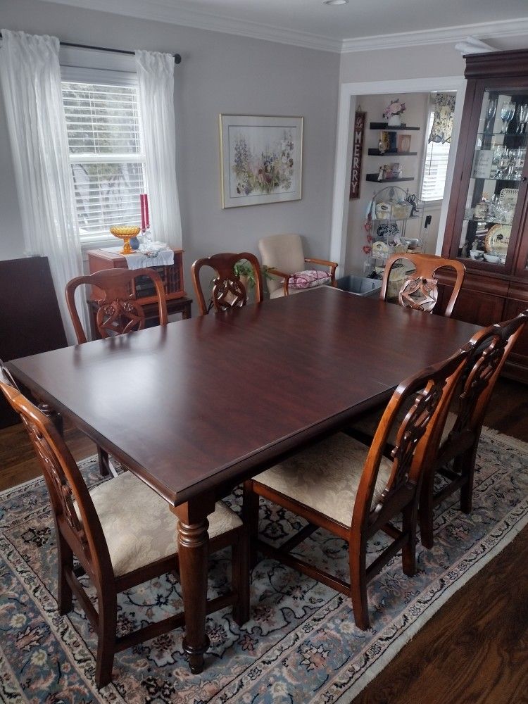 Dining room table and chairs