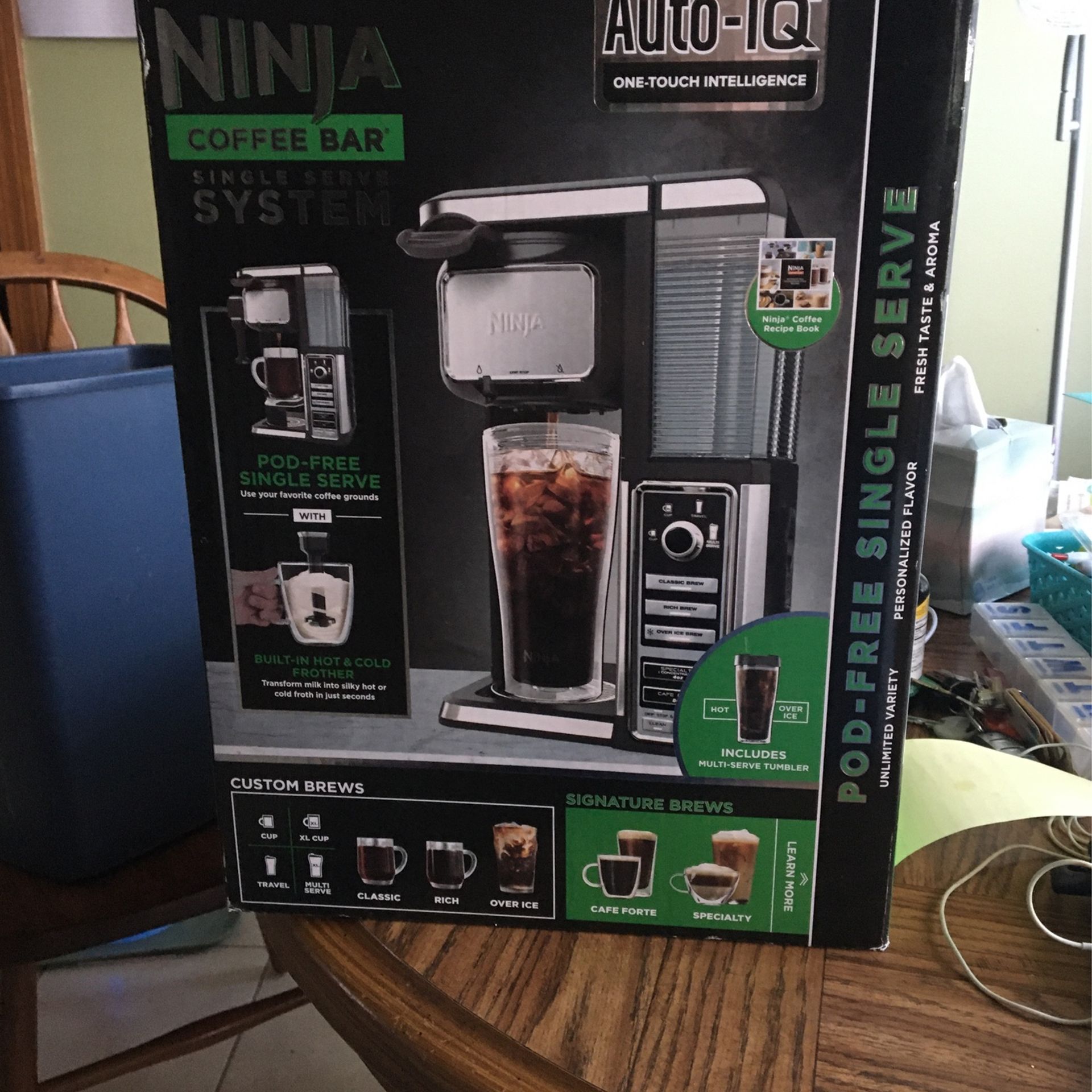 Ninja Coffee Bar Single Serve System Brand New
